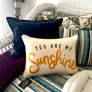 You are my sunshine pillow. New with tag
